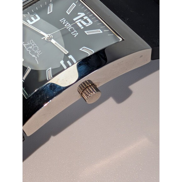 Invicta Watch Couture Special Edition Silver w/ Black Strap New Battery main image 11